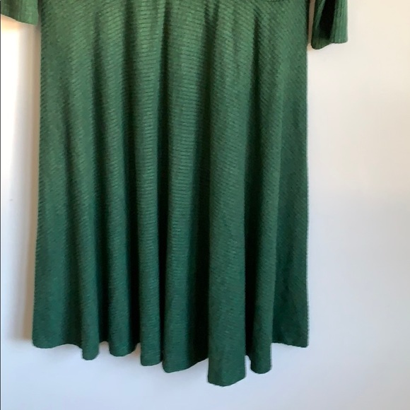 Collared Knit A-line Dress - Picture 3 of 6